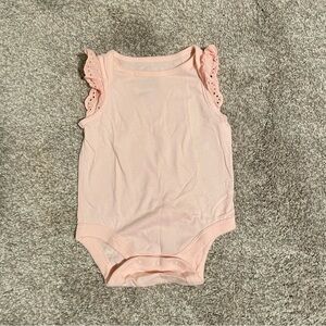 Baby Gap Girls Flutter Sleeve Onesie